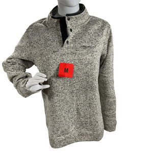 Eddie Bauer Men’s Radiator Fleece Snap-Front Pullover Sweater Long Sleeve Size M